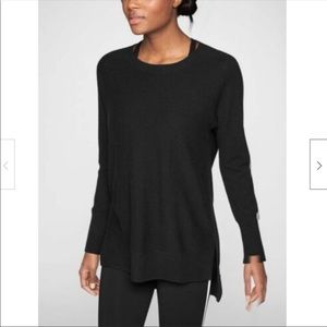 Athleta Black Crew Neck Sweater